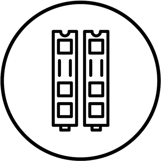 Vetor estilo de ícone de ranhura m2 de design vetorial