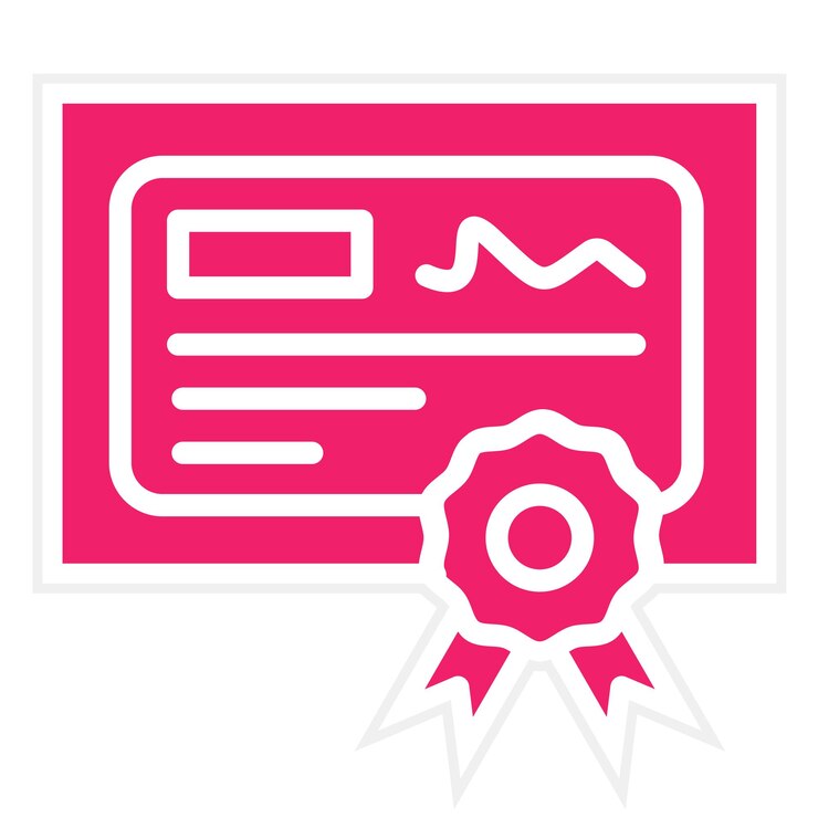 Vetor estilo de ícone do diploma de design vetorial
