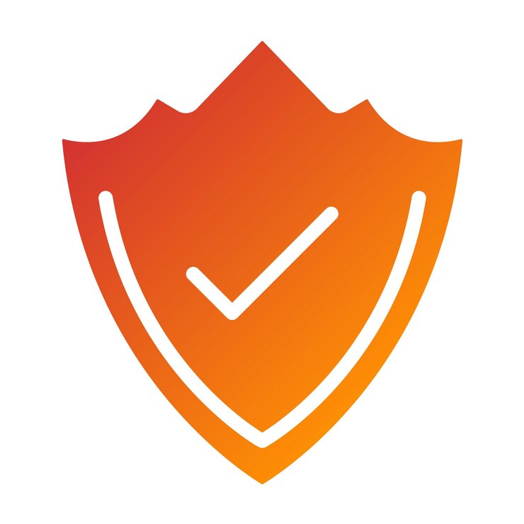 Vetor estilo de ícone do escudo de confiança de design vector