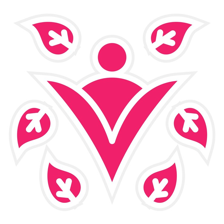 Vetor estilo de ícone do logotipo vector design wellness