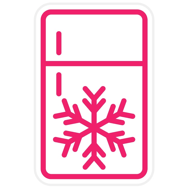 Estilo de ícone mestre de congelamento de design vetorial