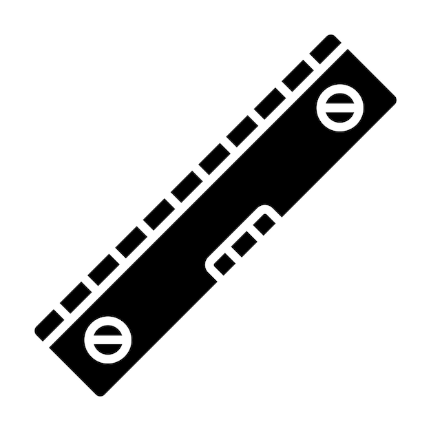 Estilo de ilustração do vetor da ferramenta de nível