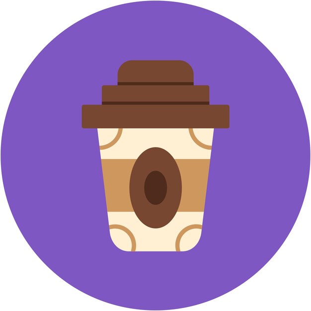 Vetor estilo de ilustração vectorizada de café