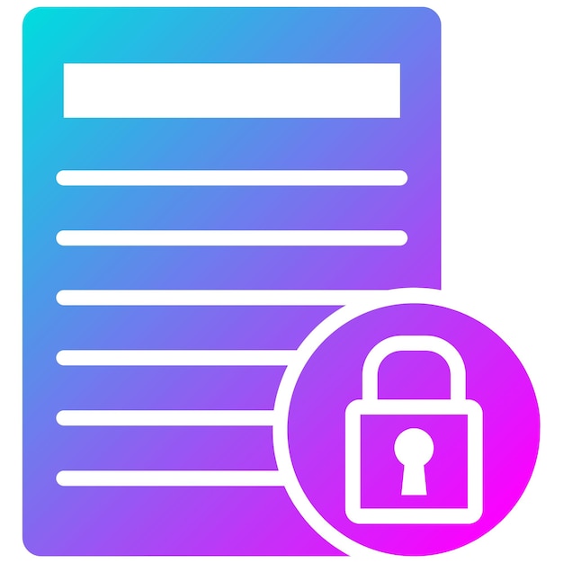 Estilo de ilustração vetorial bloqueado do documento
