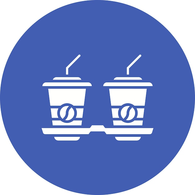 Estilo de ilustração vetorial de café para levar