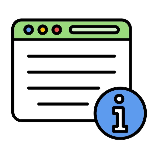 Estilo de ilustração vetorial de informações