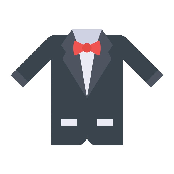 Vetor estilo de ilustração vetorial de tuxedo