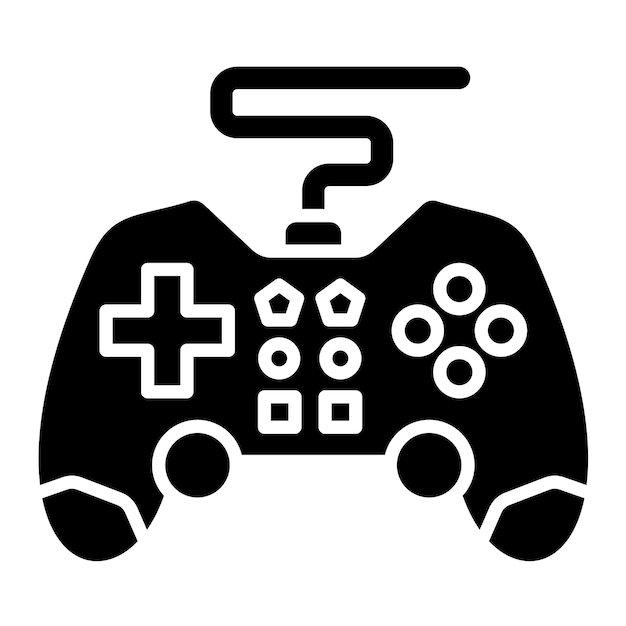 Estilo de ilustração vetorial do console de jogo