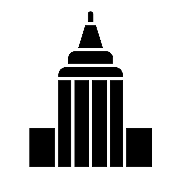 Estilo de ilustração vetorial do Empire State Building