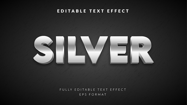 Estilo de vetor de efeito de texto editável