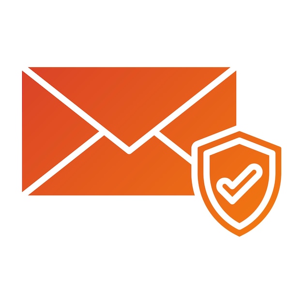 Estilo do ícone de segurança do e-mail
