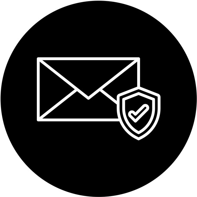 Estilo do ícone de segurança do e-mail