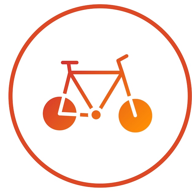 Estilo do ícone do ciclo de design vetorial