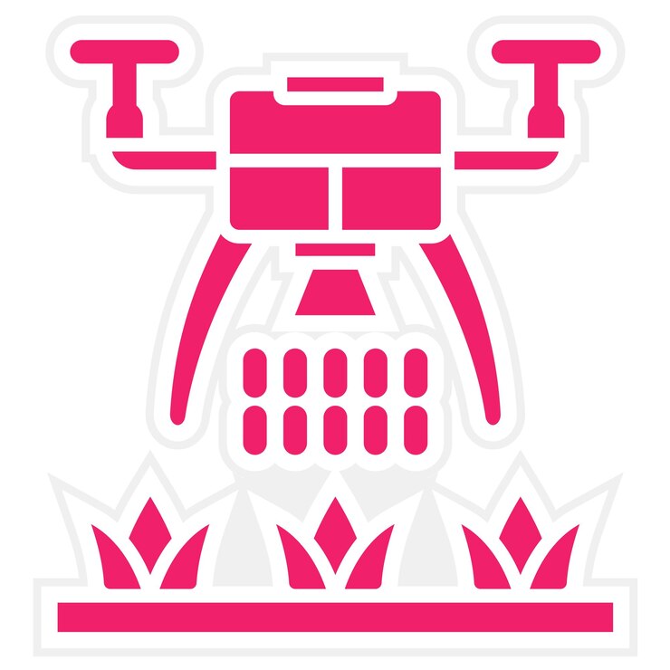 Vetor estilo do ícone do drone