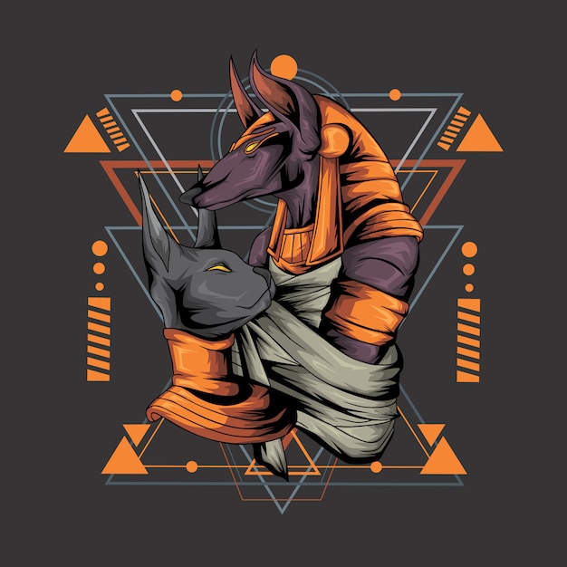 Estilo geométrico anubis