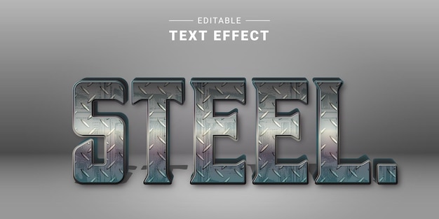 Estilo gráfico brilhante com efeito de texto 3D editável incrível