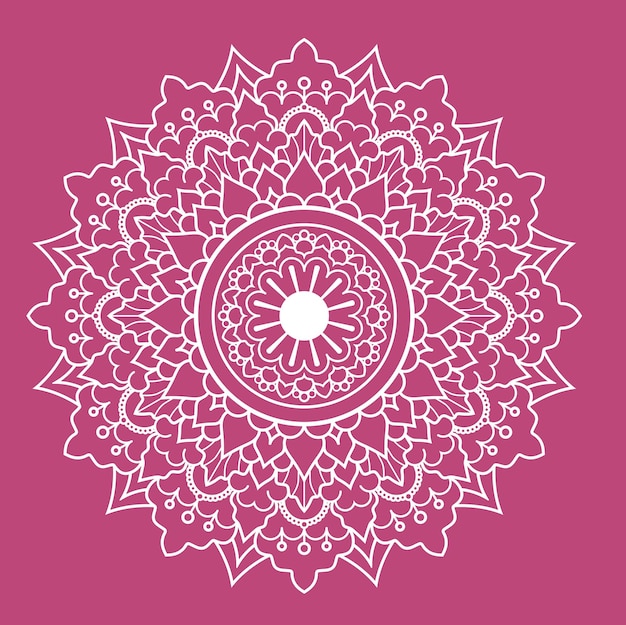 Estilo Mandala Diwali GreetingMandala Design Arabesque Estilo Árabe Islâmico Decoração Ornamental