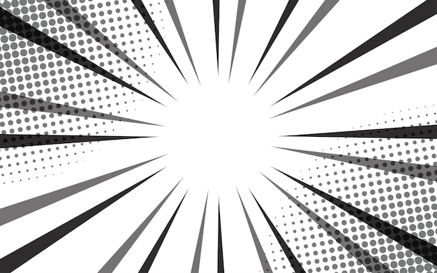 estilo retro texturas de quadrinhos fundo ilustração sem tons conceito de arte pop