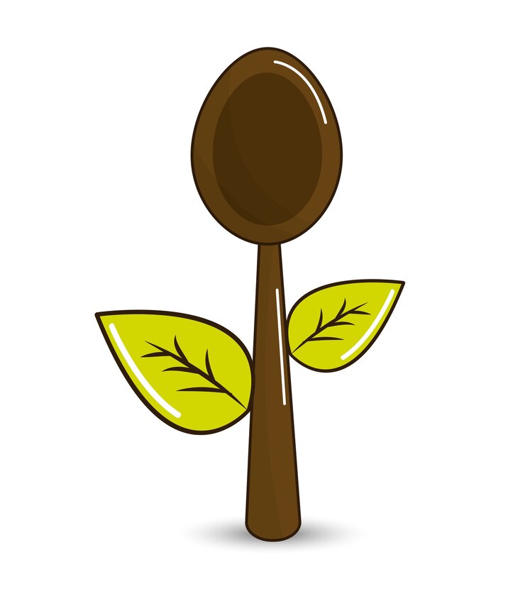 Vetor estoque de ícone de comida vegan