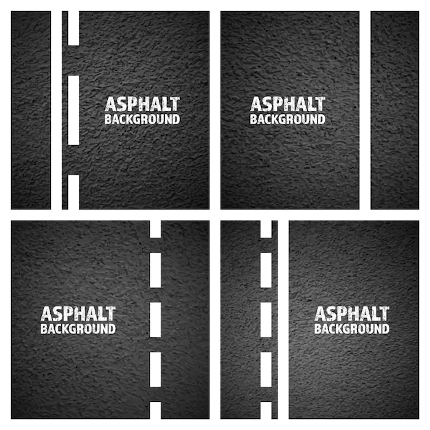 Vetor estrada de asfalto com faixa branca de marcação de concreto estrada de superfície de textura estrada de linha de tráfego estrada