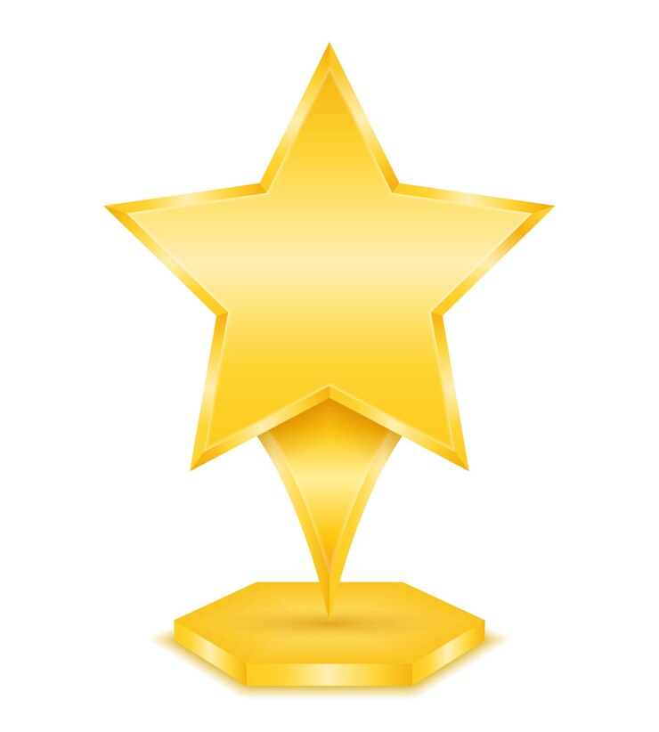 Vetor estrela dourada