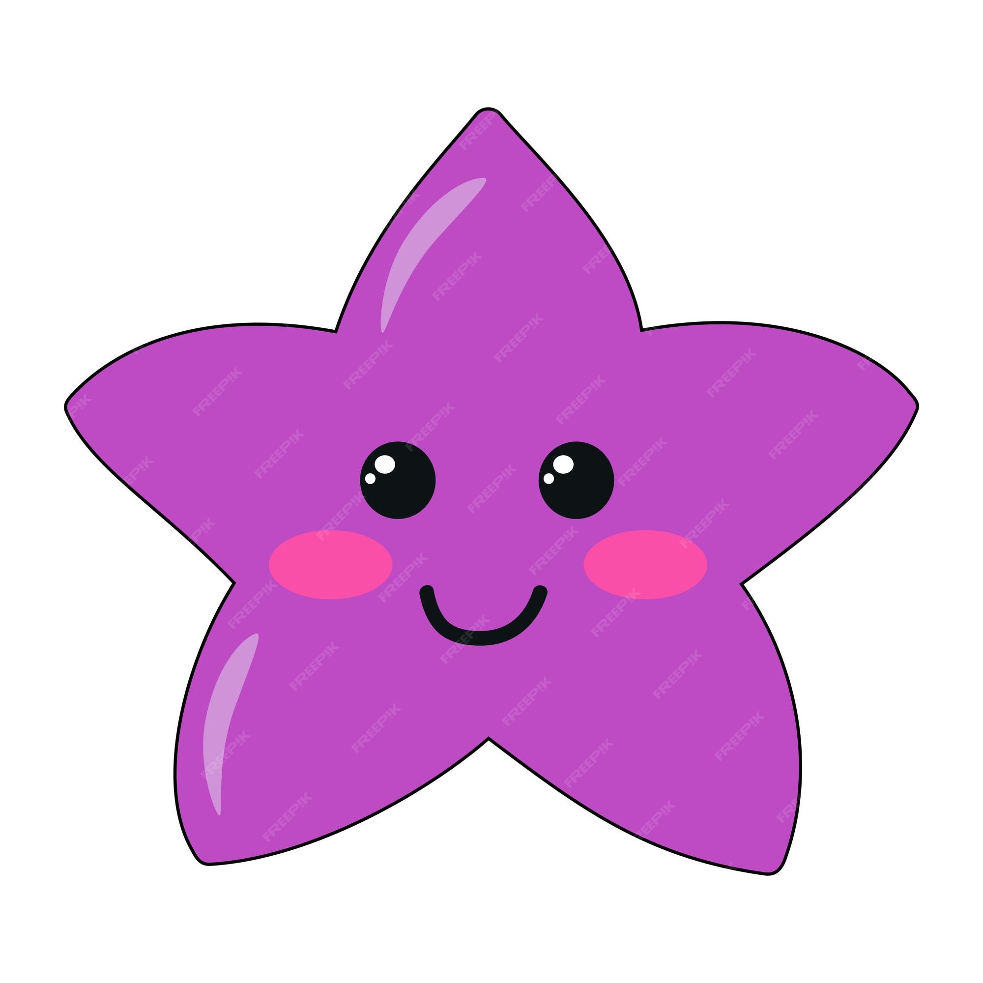 Estilo De Desenho Animado Do Star Smile Face Para O Jogo Infantil