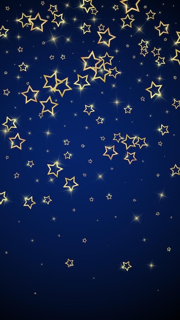 Estrelas cintilantes espalhadas por aí voando aleatoriamente