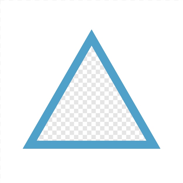 Vetor estrutura de linha triangular azul transparente design eps