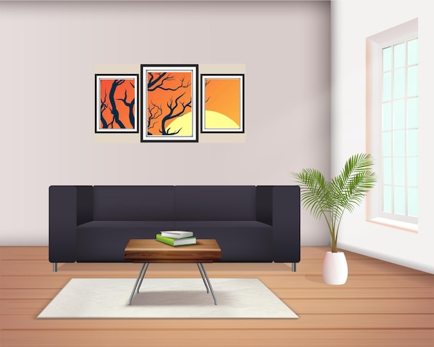 Estrutura de parede de luxo e design de quarto