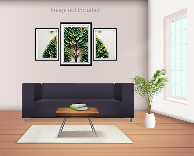 Estrutura de parede de luxo e design de quarto