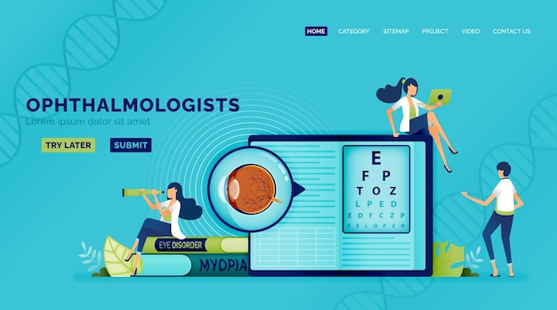 Estudantes de oftalmologia leem e entendem como diagnosticar distúrbios oculares com snellen