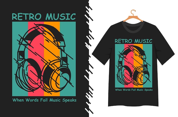 Eu amo ilustração musical para design de camisetas