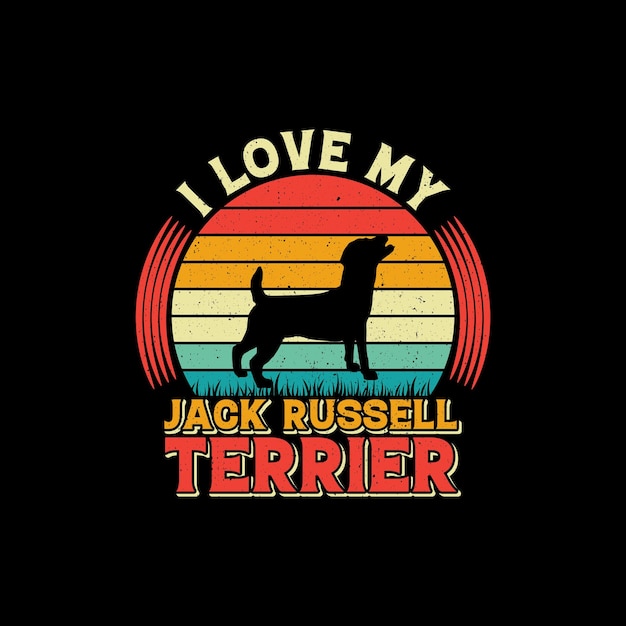 Eu amo meu jack russell terrier