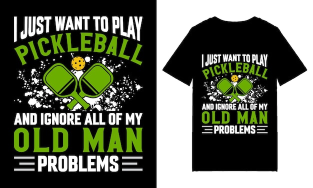 Eu só quero jogar pickleball e ignorar todos os meus problemas de velho