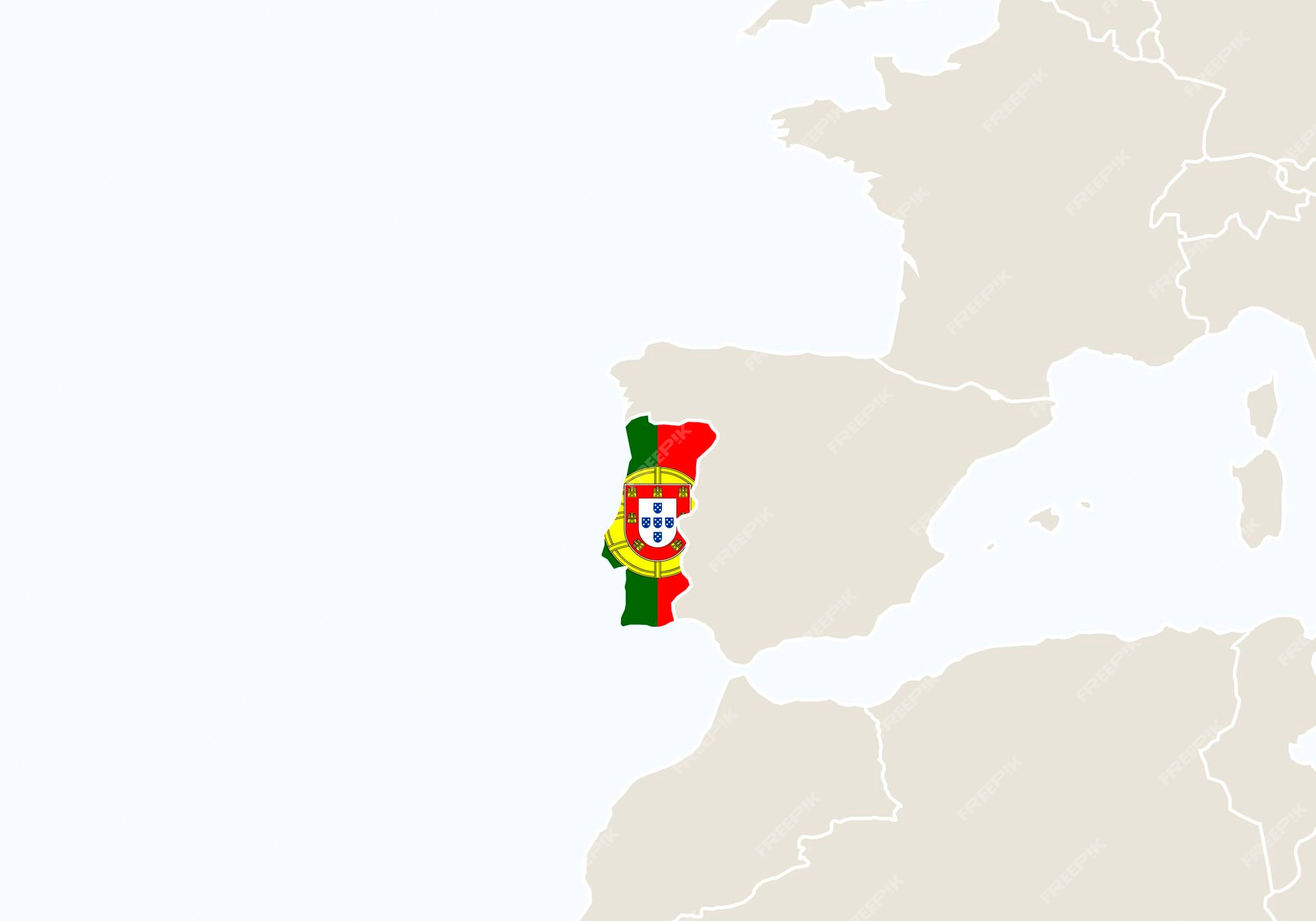 O Mapa Detalhado De Portugal Com Regiões Ou Estados E Cidades, Capitais  Ilustração do Vetor - Ilustração de europa, capitais: 98269990