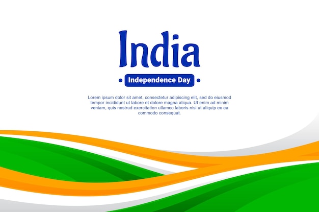 Evento de fundo do dia da independência da índia