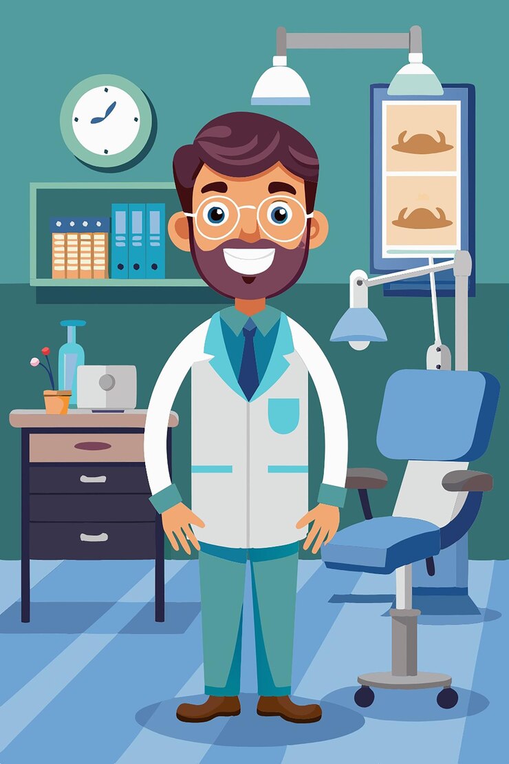 Vetor excelência no cuidados dentários - insights de dentistas especialistas
