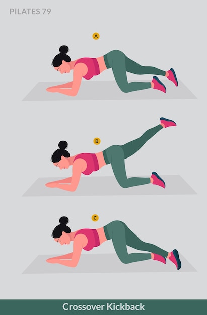 exercício de retrocesso cruzado, aptidão de treino de mulher, aeróbica e exercícios.