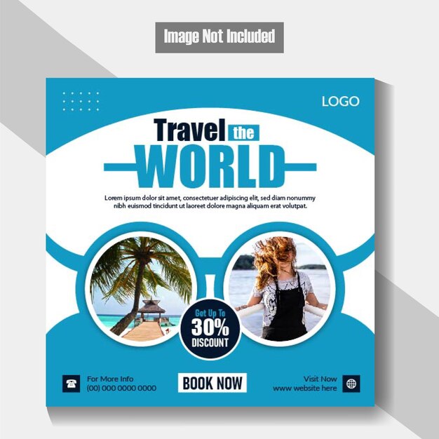 Explore a postagem de viagens nas redes sociais