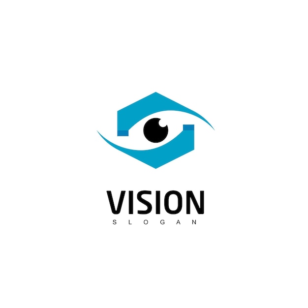 Eye logo design template