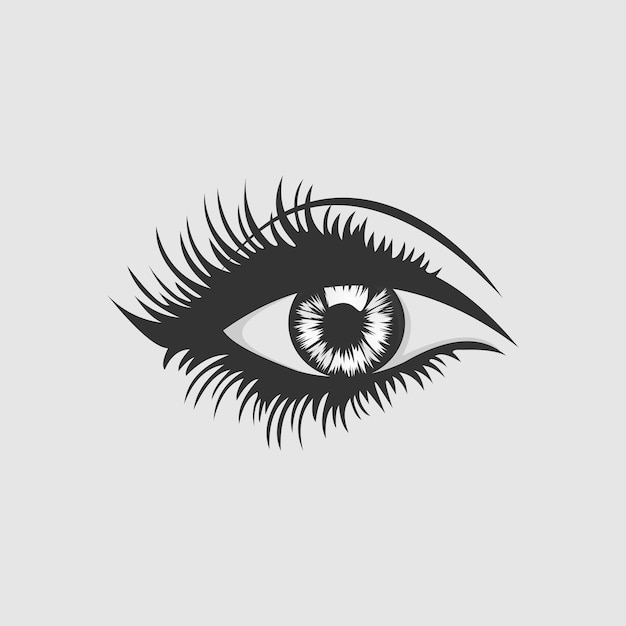 Eye logo design vector