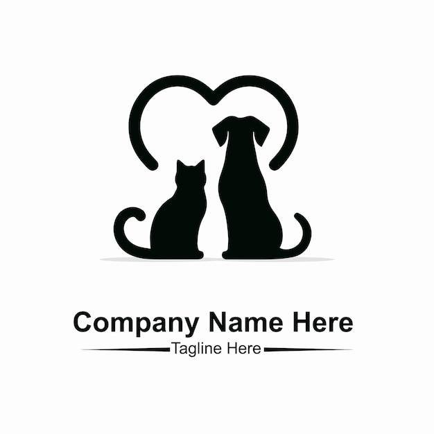 Faça o logotipo do animal de estimação aqui