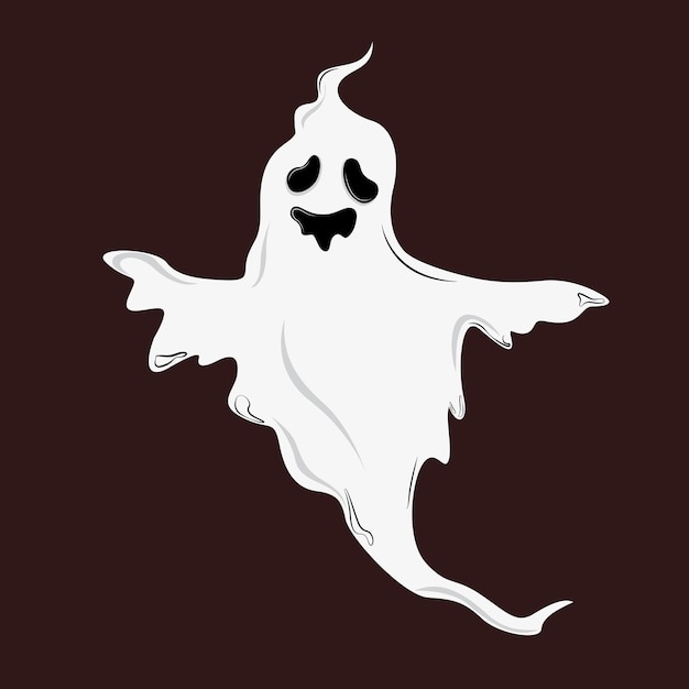 Fantasma de halloween e mascote monstro