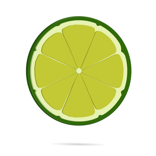 Fatia de ilustração de ícone de limão