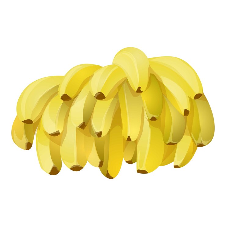 Vetor fazenda bananas ícone desenho animado vetor sobremesa saudável árvore frutífera