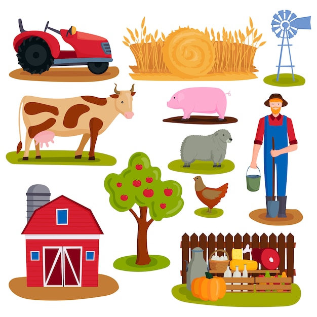 Fazenda icon ilustração vetorial