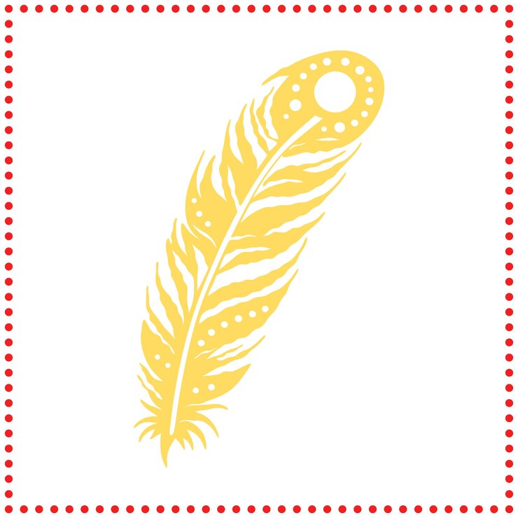 Vetor feather silhouette graphics elementos versáteis e elegantes para mídia impressa e digital