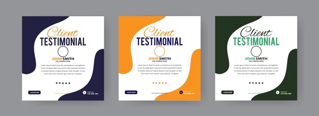 Vetor feedback design clientes feedback banner design design de testemunho