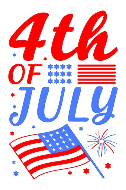 Feliz 4 de Julho Celebrando o Dia da Independência nos EUA