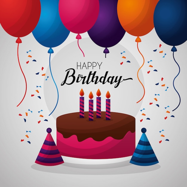 feliz aniversário cartão